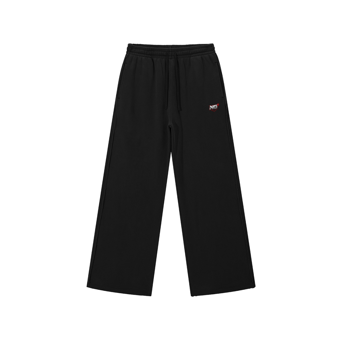 Snow Washed Raw Edge Sweatpants