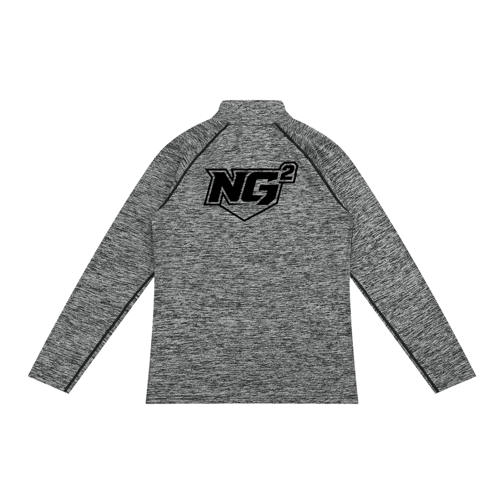 Men's Quarter-Zip Performance Long Sleeve T-Shirt
