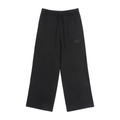 Fleece Drawstring Straight-Leg Sweatpants